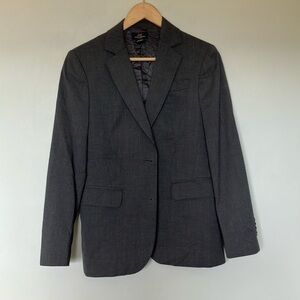 Brooks Brothers Classic Gray Wool Blazer